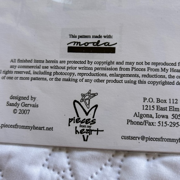 New Pieces From My Heart Quilt Pattern #351 It’s A Wrap Quilting Pattern - Picture 5 of 7